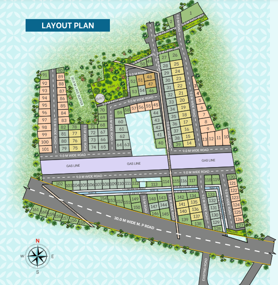 Layout Map @ Compass Pristine